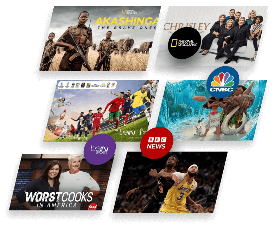 IPTV Finland platform showing live TV and on-demand content